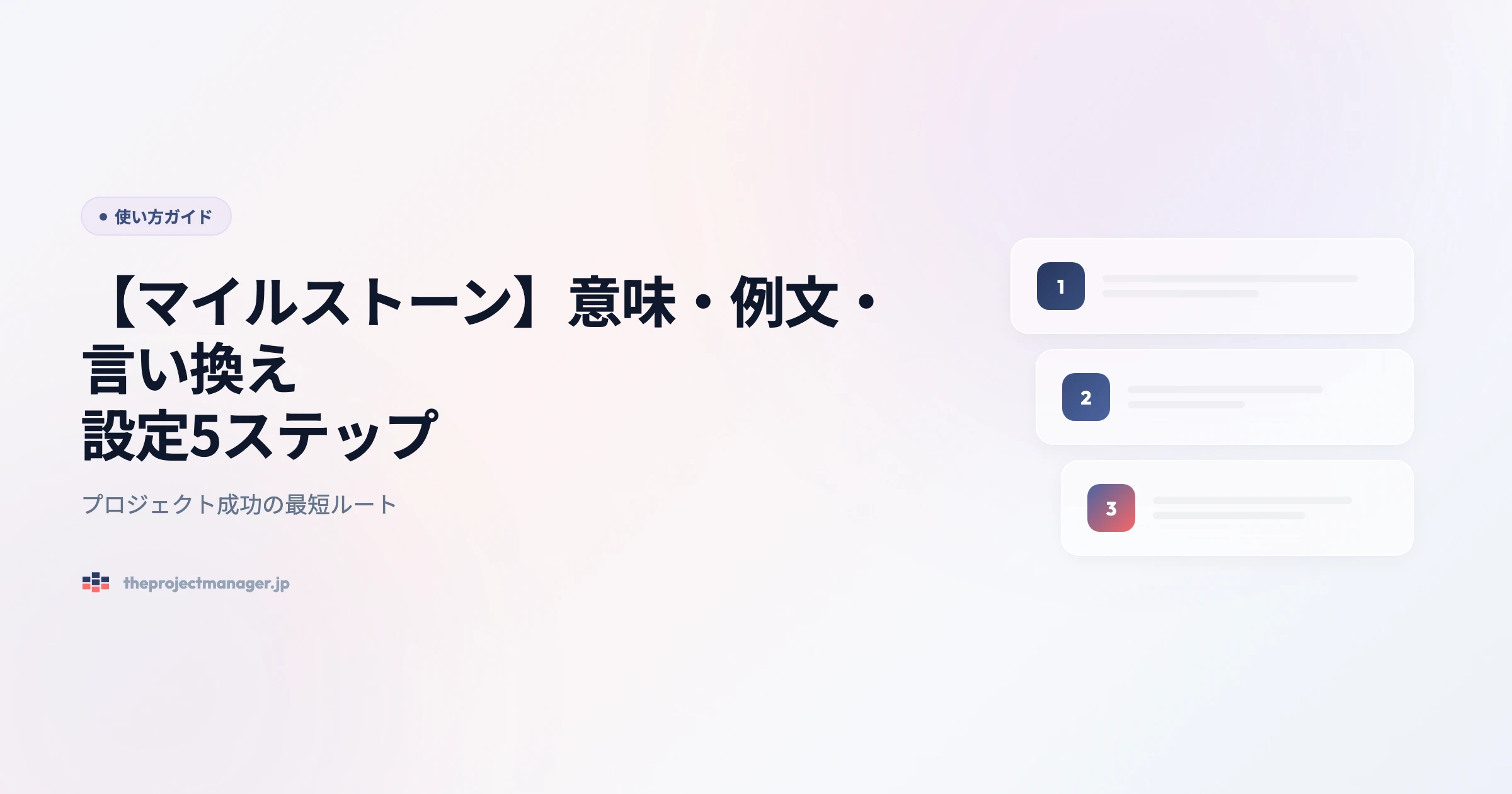 milestone 使い方ガイドアイキャッチ画像