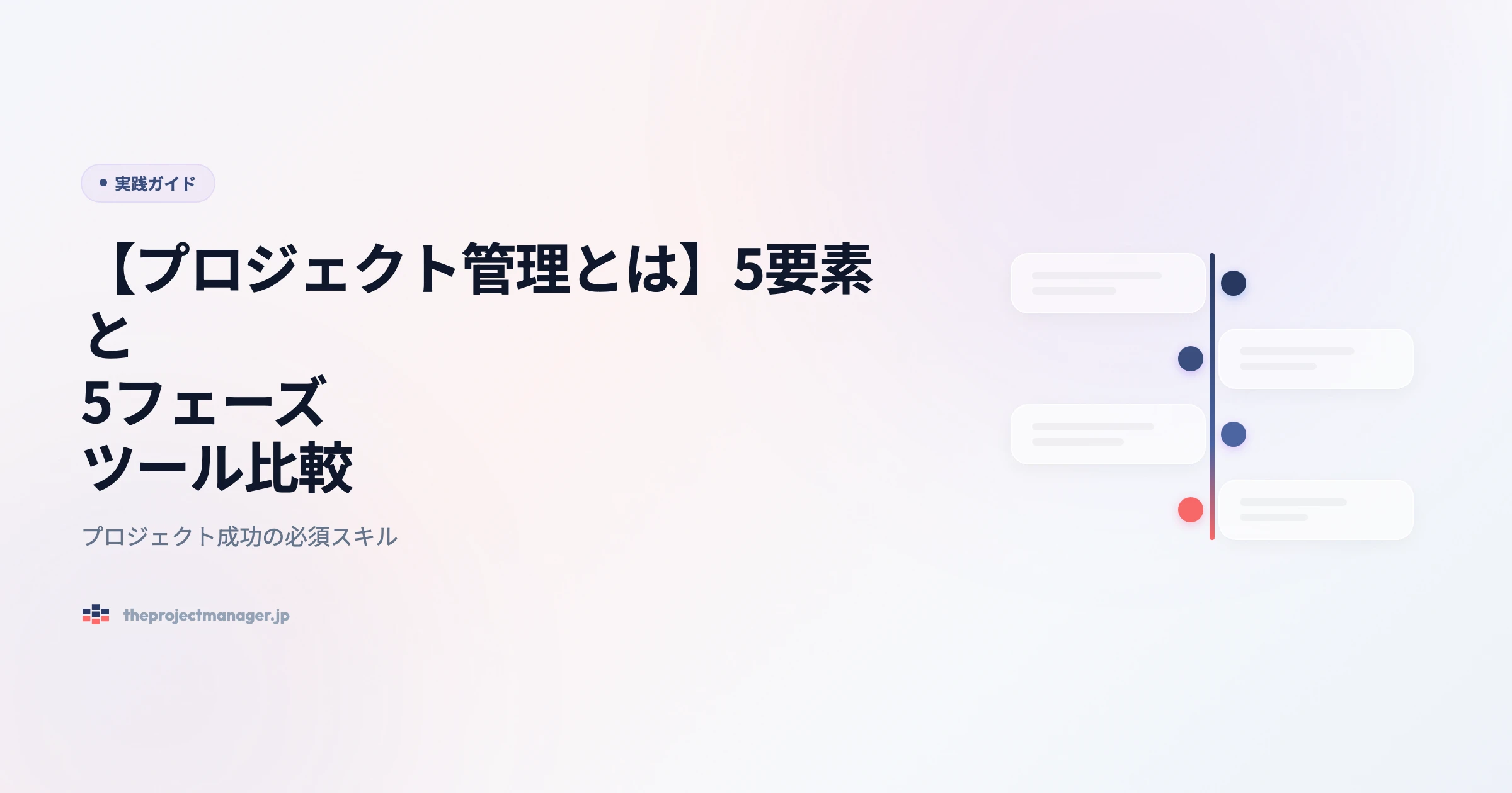 what is project management 実践ガイドアイキャッチ画像